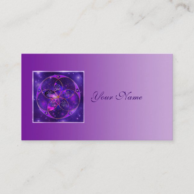 Tarjeta De Visita Venus Flower of Love fineART Universe (Anverso)