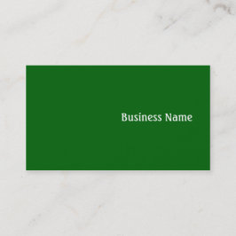 Tarjeta De Visita Verde