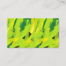 Tarjeta de visita : verde