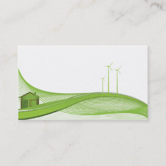Tarjeta de visita verde 3