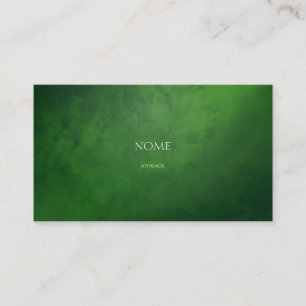 Tarjeta De Visita Verde elegante 3