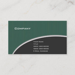 Tarjeta De Visita Verde elegante V.2