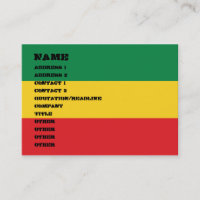 Verde, oro (amarillo) y bandera de los colores