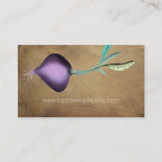 Tarjeta De Visita Verduras (Anverso)