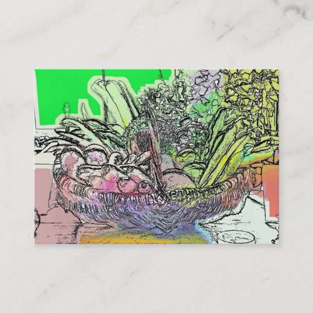 TARJETA DE VISITA VERDURAS (Anverso)