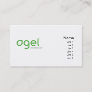 Tarjeta De Visita Versión 2 de Agel