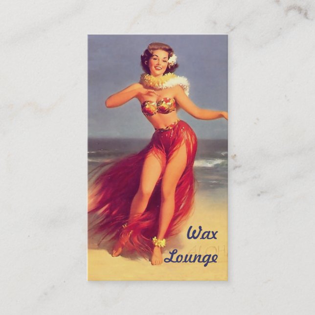 Tarjeta De Visita Versión del salón de la cera REALMENTE final (Anverso)