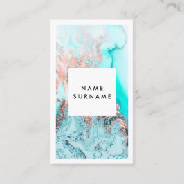 Tarjeta de visita vertical de la acuarela de