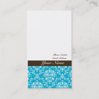 Tarjeta de visita vertical de la MOD