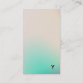 Tarjeta de visita vertical de la pendiente mínima