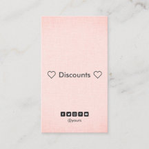 Vertical de lino mínima profesional del descuento