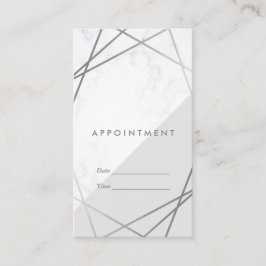 Tarjeta De Visita Vertical geométrica moderna de la cita de