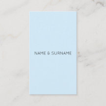 Tarjeta de visita vertical moderna minimalista de