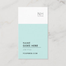 Tarjeta de visita vertical multiusos limpia