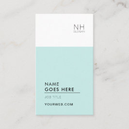 Tarjeta de visita vertical multiusos limpia