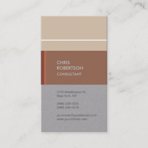 Tarjeta De Visita Vertical Premium Gris Minimalista Moderna