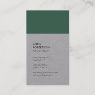 Tarjeta De Visita Vertical Premium Gris Minimalista Moderna