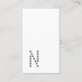 Tarjeta de visita vertical profesional simple