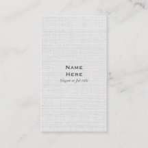 Tarjeta de visita vertical simple profesional