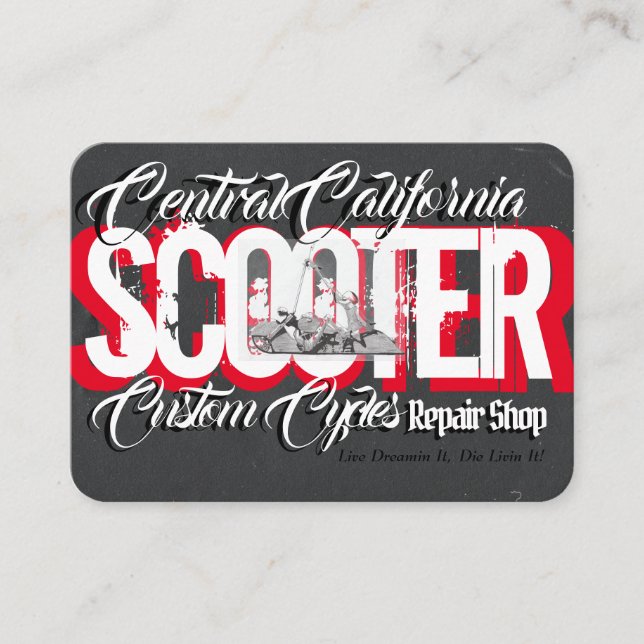 Tarjeta De Visita Vespas (Anverso)