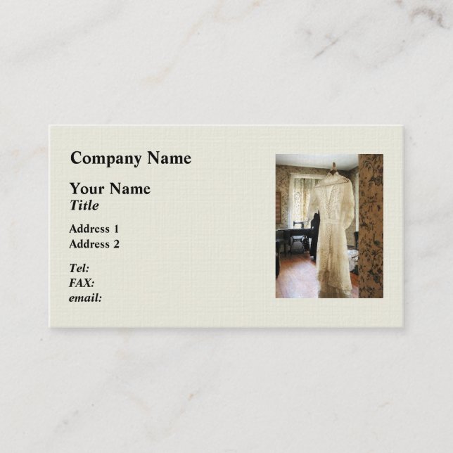 Tarjeta De Visita Vestido Boda del siglo XIX (Anverso)