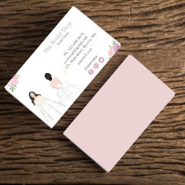 Tarjeta De Visita vestido de novia, estilista de novias,