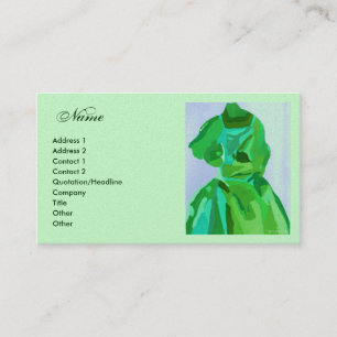 Tarjeta De Visita Vestido de verano del diseñador de moda