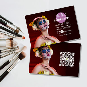 Tarjeta De Visita vestuario de efecto especial Maquillador MUA foto
