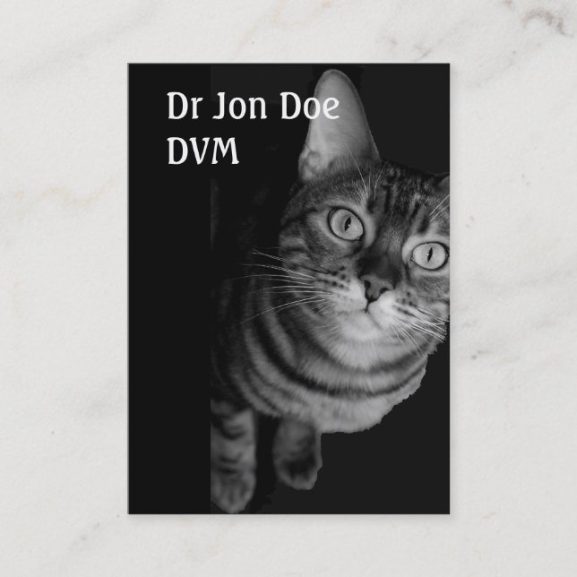 Tarjeta de visita Vet IV (Anverso)