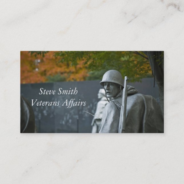 Tarjeta De Visita Veteranos (Anverso)