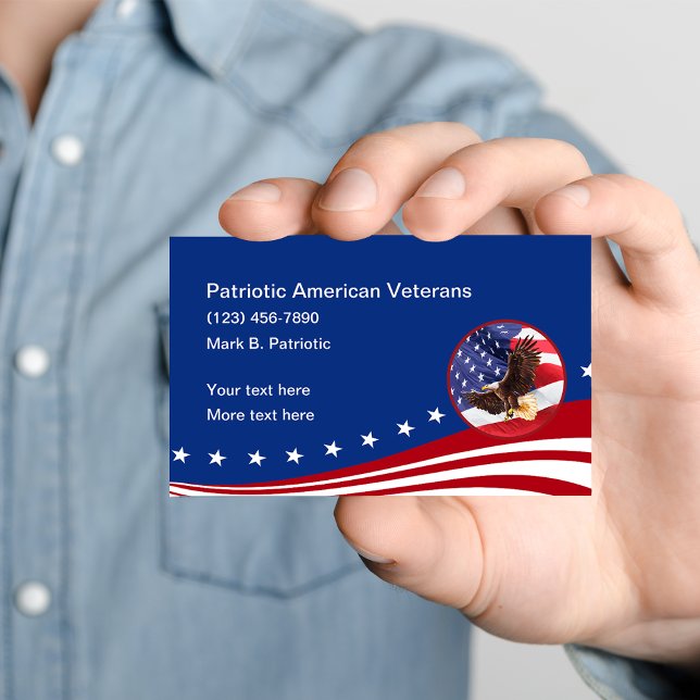 Tarjeta De Visita Veteranos Patrióticos Estadounidenses Que Sirviero (Subido por el creador)