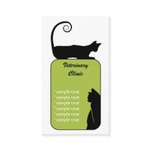 Tarjeta de visita veterinaria
