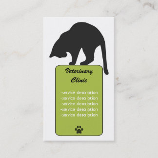 Tarjeta de visita veterinaria