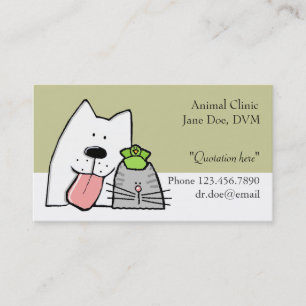Tarjeta De Visita Veterinaria, Pet Care Pro, Personalizar