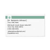 Veterinarian Appointment Card | Photo Template