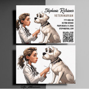 Tarjeta De Visita Veterinario