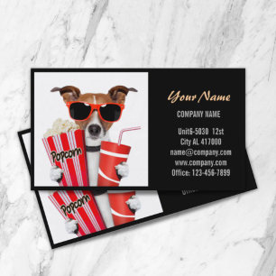 Tarjeta De Visita Veterinario del hospital de animales para perros c