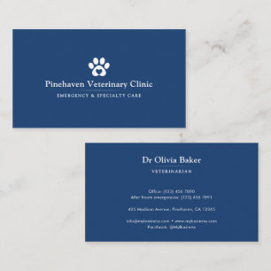 Tarjeta De Visita Veterinario / Hospital de Animales