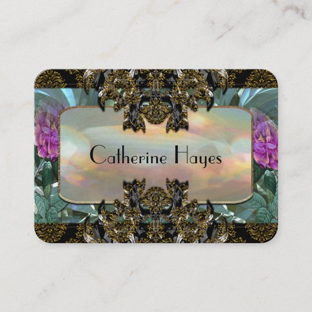 Tarjeta De Visita Vethmedow 2,5" profesional elegante (Anverso)