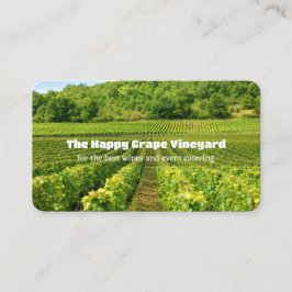 Tarjeta De Visita Viajar viñas