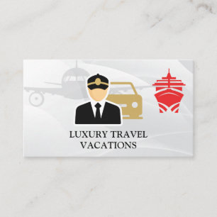 Tarjeta De Visita Viaje Conductor Personal Asistente
