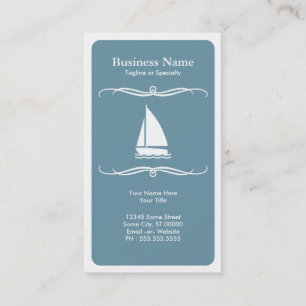 Tarjeta De Visita viaje de la MOD (barco de vela)