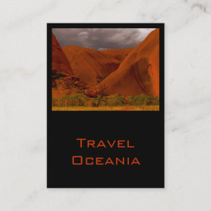 Tarjeta de visita Viaje Oceanía