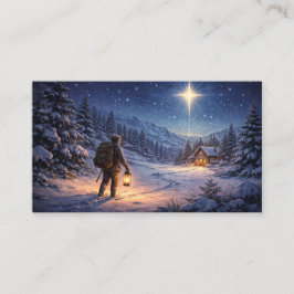 Tarjeta De Visita Viajero de Fantasía Liberando Estrellas 