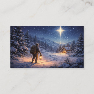 Tarjeta De Visita Viajero de Fantasía Liberando Estrellas 