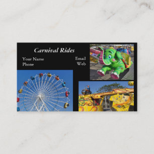 Tarjeta De Visita Viajes de diversión y carnaval
