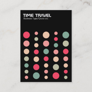 Tarjeta De Visita Viajes de tiempo v1.2 - Colores 01