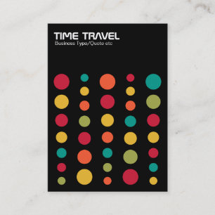 Tarjeta De Visita Viajes de tiempo v1.2 - Colores 02