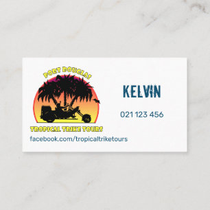 Tarjeta De Visita Viajes tropicales