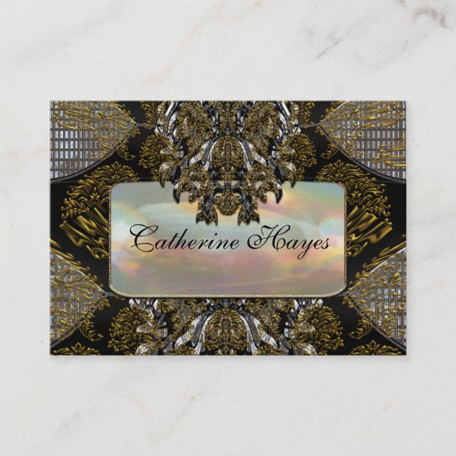 Tarjeta De Visita Vibetto 2,5" profesional elegante (Anverso)